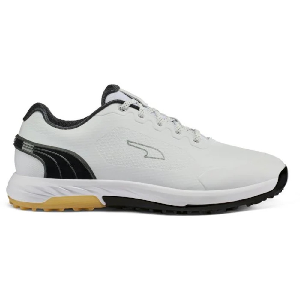 Puma Men's Alphacat Nitro Golf Shoes White/Black/Gum - Maple Hill Golf